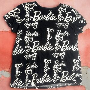 Barbie Black and White Short Sleeve T-Shirt M Vintage Relaxed Fit